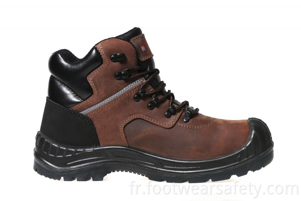 best selling steel toe leather safety boots